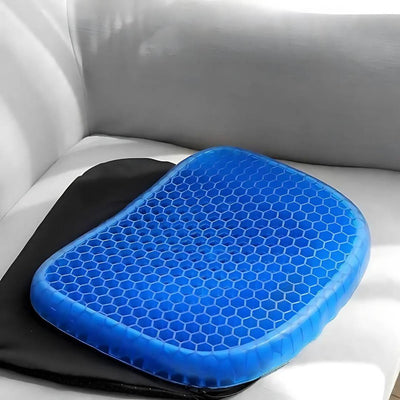 ConfortGel Coussin Orthopédique en Gel | Soulagement de la Pression - Douleur au Coccyx - Soutien Lombaire - Pour Bureau - Voiture - Fauteuil Roulant