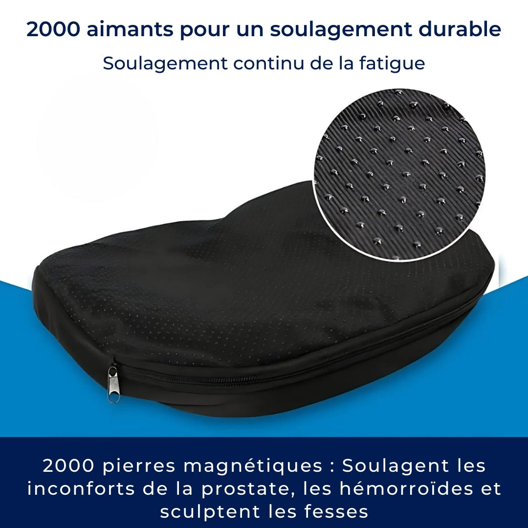 ConfortGel Coussin Orthopédique en Gel | Soulagement de la Pression - Douleur au Coccyx - Soutien Lombaire - Pour Bureau - Voiture - Fauteuil Roulant
